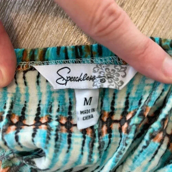 Womens Speechless Multicolor Print Dress - M - Picture 4 of 4